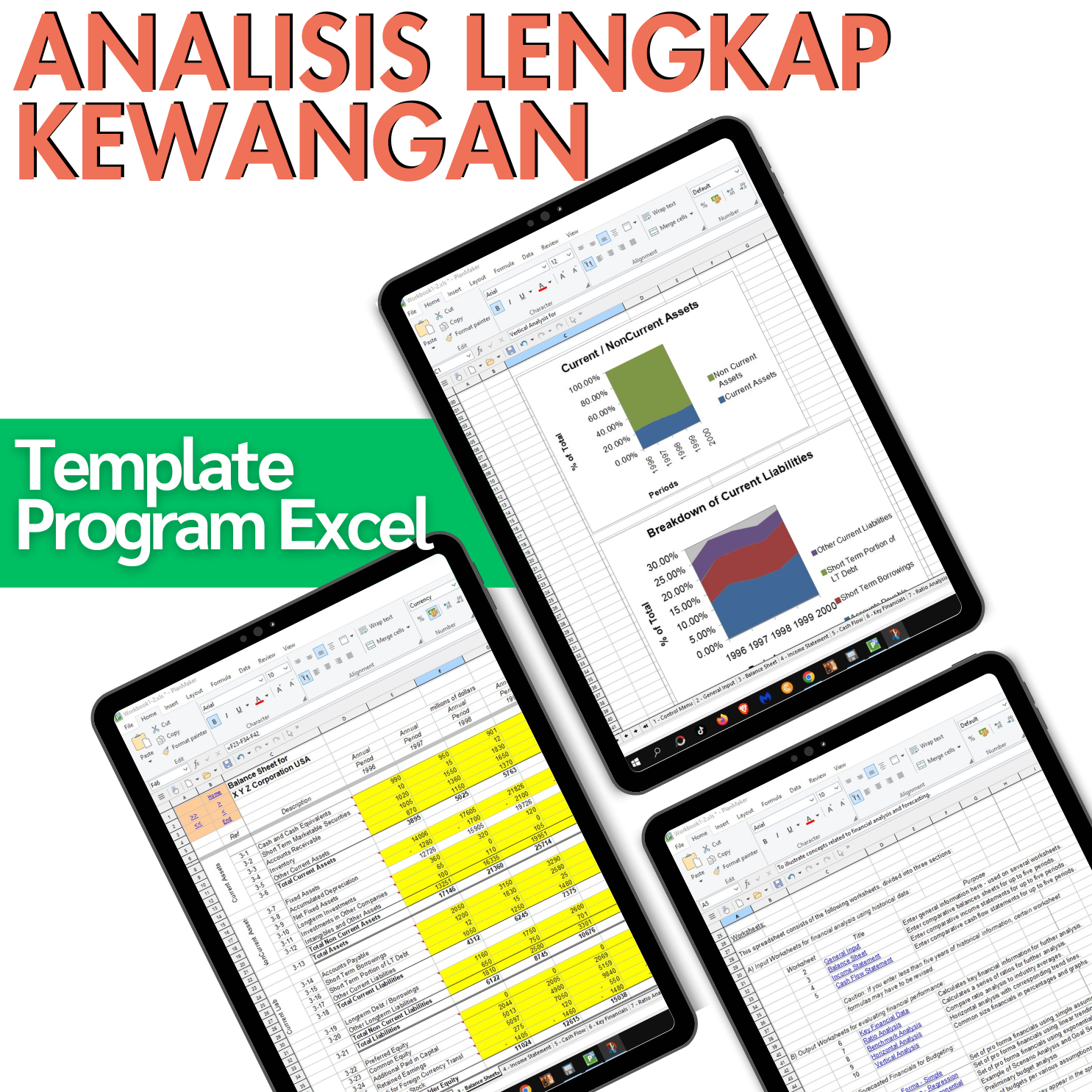 Template Excel Analisis Penyata Kewangan Lengkap